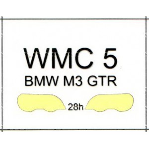 Žibintų stiklai modeliui BMW M3 GTR