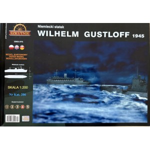  LAIVO KOMPLEKTAS WILHELM GUSTLOFF 1945  + DETALĖS 